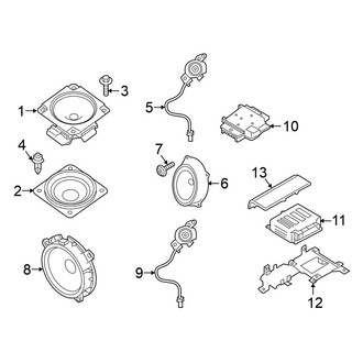 Nissan OE - Instrument Panel - Sound System (Speakers & Amplifier)