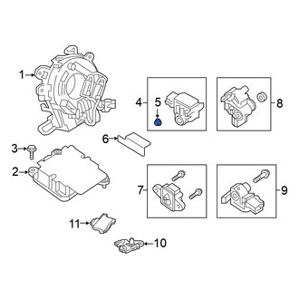 Nissan OE - Air Bag Impact Sensor Nut