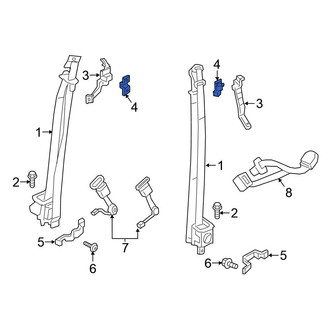 Nissan OE - Front Seat Belt Height Adjuster Cover