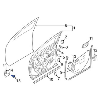 Nissan OE - Window Regulator Guide Screw