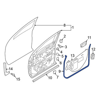 Nissan OE - Front Left Outer Door Seal