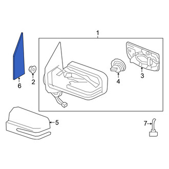 Nissan OE - Front Left Door Mirror Trim Ring