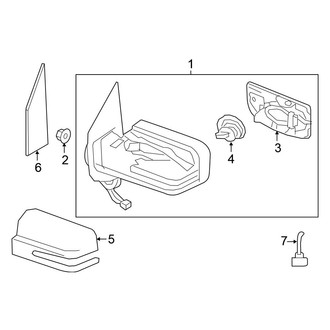 Nissan OE - Front Door - Outside Mirrors (W/O Extendable Type)