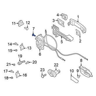 Nissan OE - Door Latch Screw