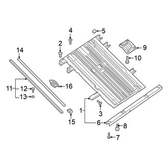 Nissan OE - Pick Up Box - Floor