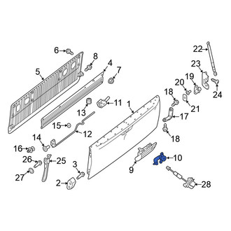 Nissan OE - Rear Tailgate Lock