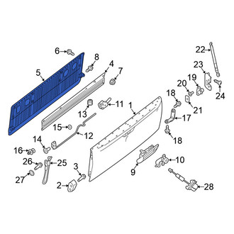 Nissan OE - Rear Tailgate Trim Cover