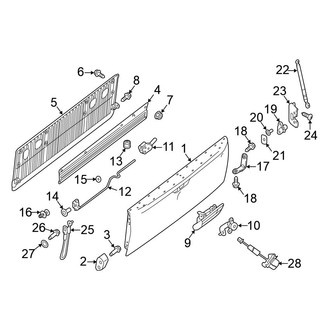 Nissan OE - Pick Up Box - Tail Gate