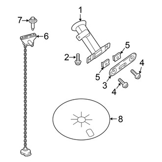 Nissan OE - Pick Up Box - Spare Tire Carrier