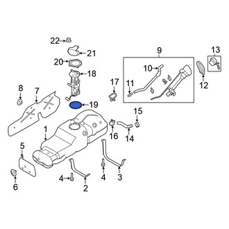Nissan OE - Fuel Pump Tank Seal