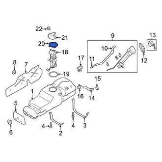Nissan OE - Fuel Tank Lock Ring
