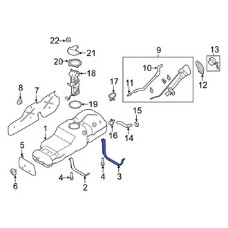 Nissan OE - Rear Fuel Tank Strap