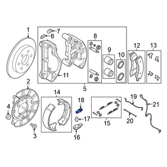 Nissan OE - Rear Parking Brake Adjuster