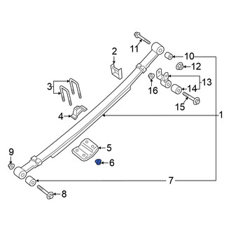 Nissan OE - Leaf Spring Nut
