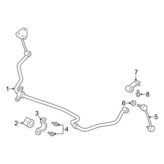 Nissan OE - Rear Suspension - Stabilizer Bar & Components