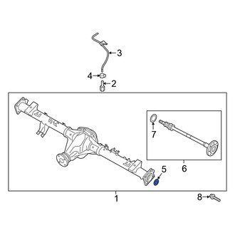 Nissan OE - Front Drive Axle Shaft Seal