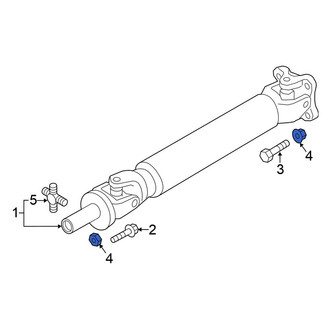 Nissan OE - Rear Drive Shaft Nut