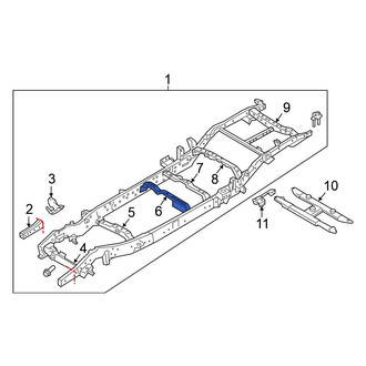 Nissan OE - Center Front Frame Crossmember
