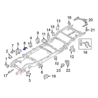 Nissan OE - Front Left Frame Stiffener