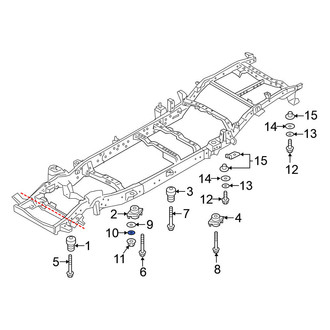 Nissan OE - Body Mount Cushion Washer