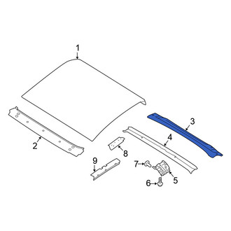 Nissan OE - Rear Roof Header Panel