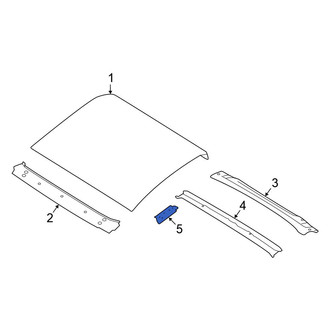 Nissan OE - Left Roof Side Rail