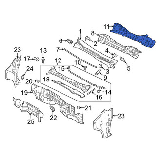 Nissan OE - Upper Firewall