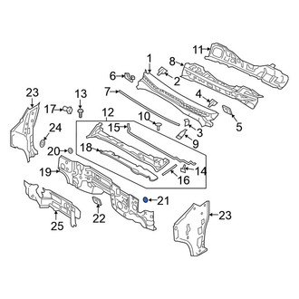 Nissan OE - Rear Floor Plug