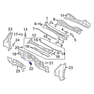 Nissan OE - Kick Panel Retainer
