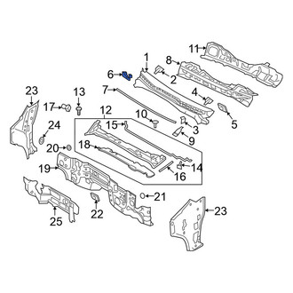 Nissan OE - Left Cowl Side Panel
