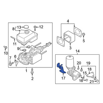 Nissan OE - Rear Left Brake Hydraulic Line
