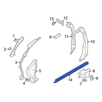 Nissan OE - Left Rocker Panel