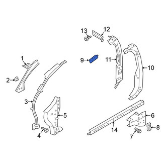 Nissan OE - Right Roof Side Rail