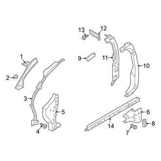 Nissan OE - Cab - Hinge Pillar (Single Cab)