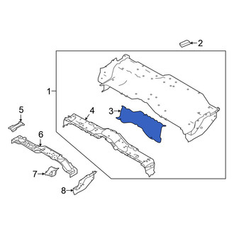 Nissan OE - Rear Floor Pan Reinforcement