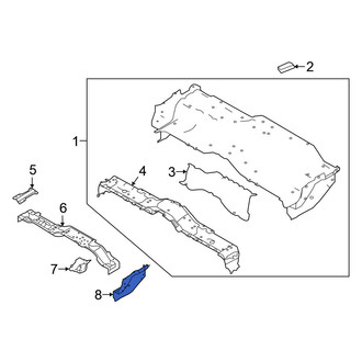 Nissan OE - Rear Left Floor Sill