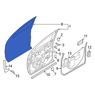 Nissan OE - Front Right Outer Door Outer Panel