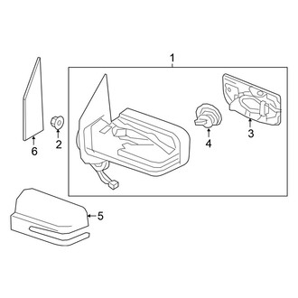 Nissan OE - Front Door - Outside Mirrors (W/O Extendable Type), (Single Cab)