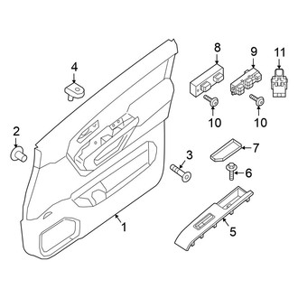 Nissan OE - Front Door - Interior Trim (Single Cab)