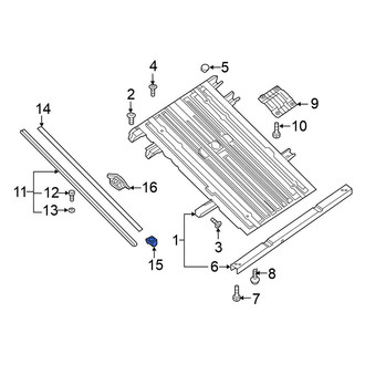 Nissan OE - Truck Bed Molding Cap