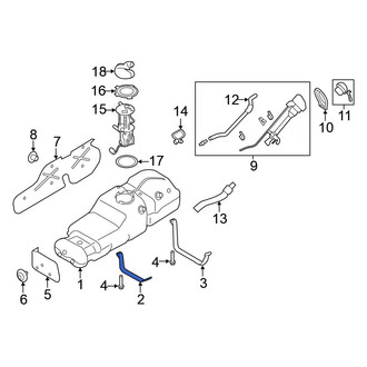 Nissan OE - Front Fuel Tank Strap
