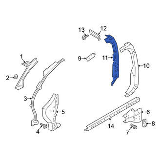 Nissan OE - Left Body B-Pillar