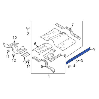 Nissan OE - Front Left Floor Sill