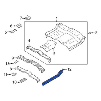 Nissan OE - Rear Right Floor Sill