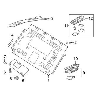 Nissan OE - Cab - Interior Trim (Roof Trim), (King Cab)
