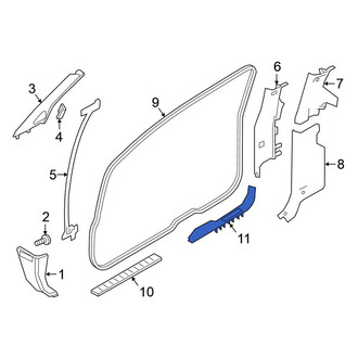 Nissan OE - Rear Left Door Sill Plate