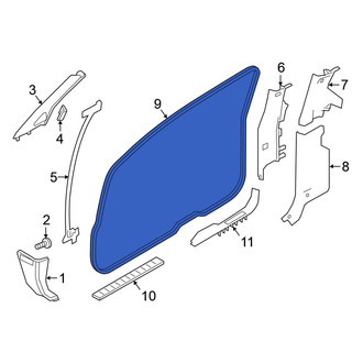 Nissan OE - Left Inner Door Seal