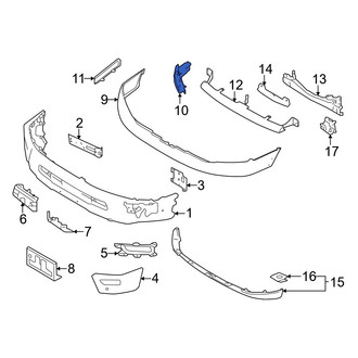 Nissan OE - Front Left Inner Bumper Cover Bracket