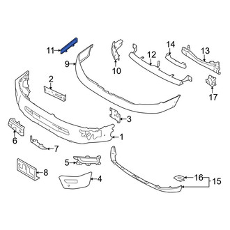 Nissan OE - Front Right Outer Bumper Cover Bracket