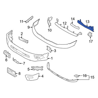 Nissan OE - Front Bumper Impact Bar